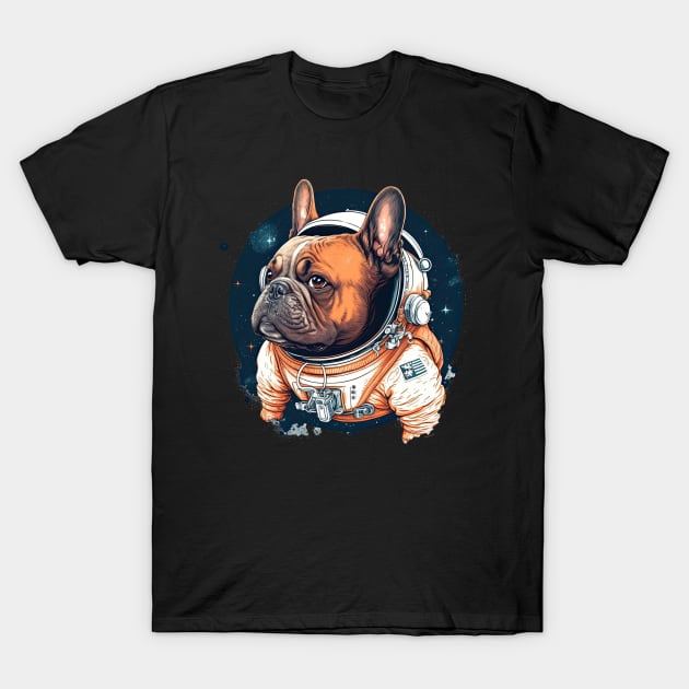 French Bulldog Astronaut T-Shirt by JayD World